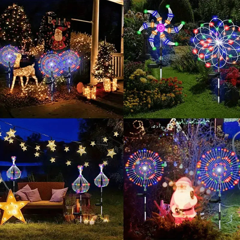 Solar Garden Firework Lights