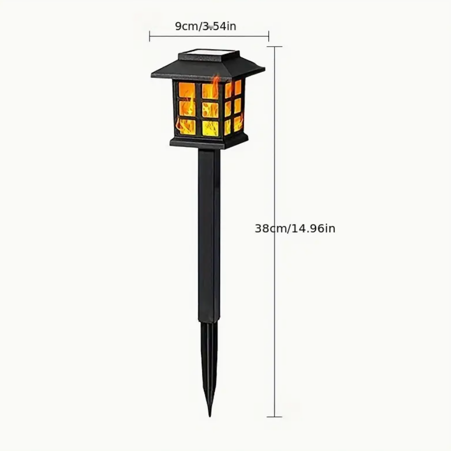 Automatic Solar Pathway Garden Lights - 6 pieces
