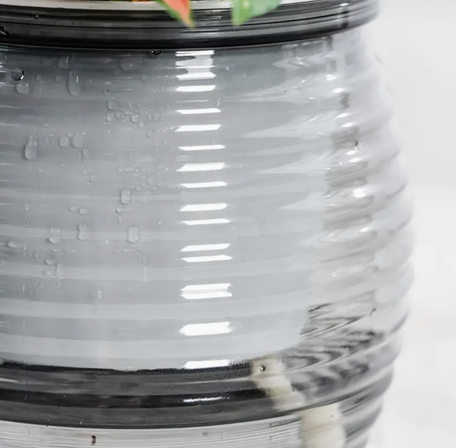 4pcs Self-Watering Planters Plastic Round- Multi colored