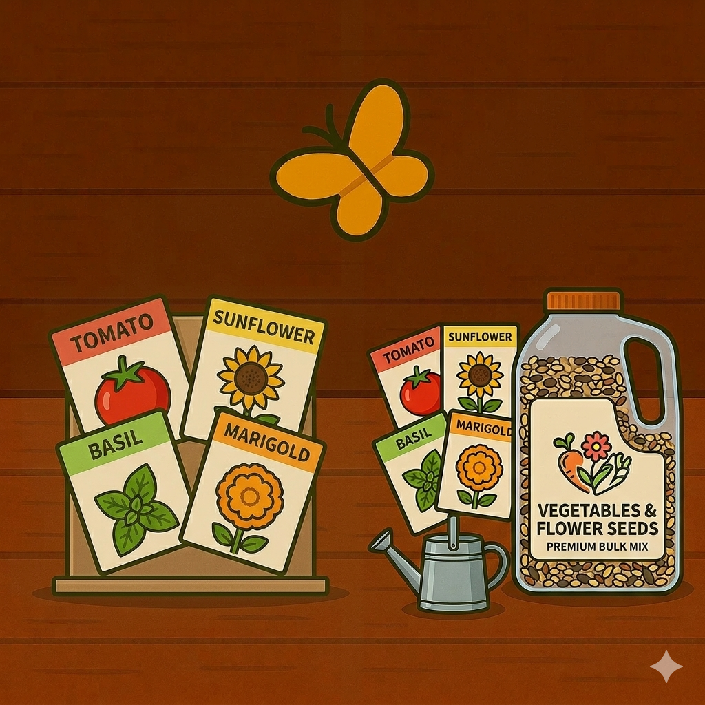 Vegetables & Flower Seeds