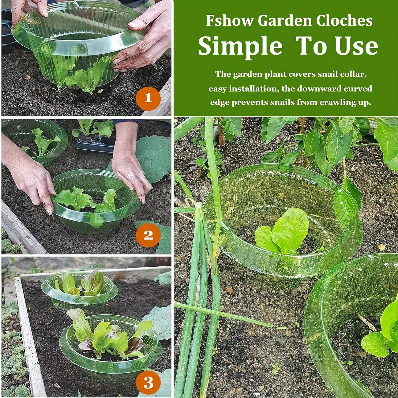 Plant Protection Collars - 5pcs