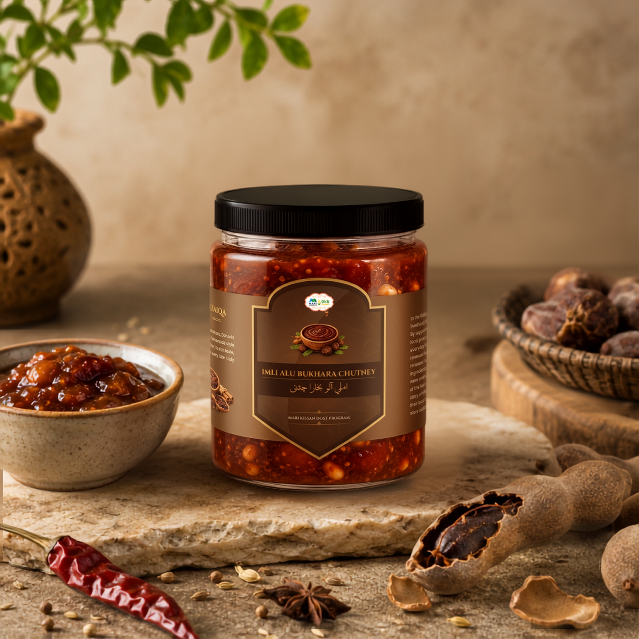 Imli Aloo Bukhara Chutney