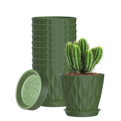 2pcs Modern Mini Plastic Planters