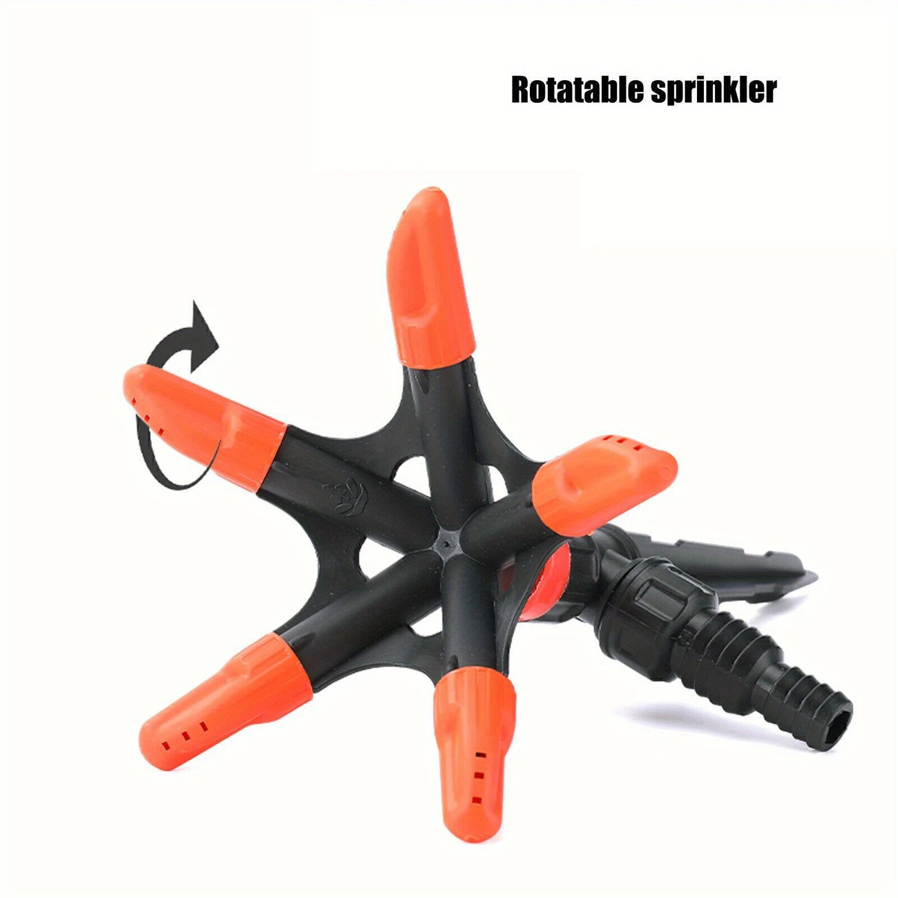 Garden Water Sprinkler 5 Head 360 Rotating