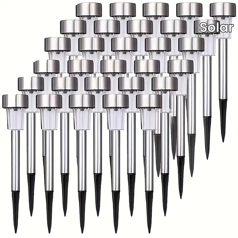 10-Pack Solar LED Stake Lights