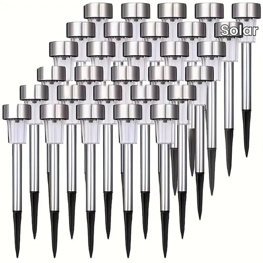 10-Pack Solar LED Stake Lights