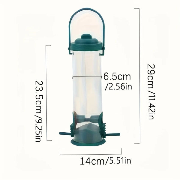 Outdoor Hanging Bird Feeder for Balcony & Garden