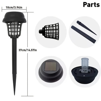 Automatic Solar Mosquito and Bug Killer Lights - 4pcs