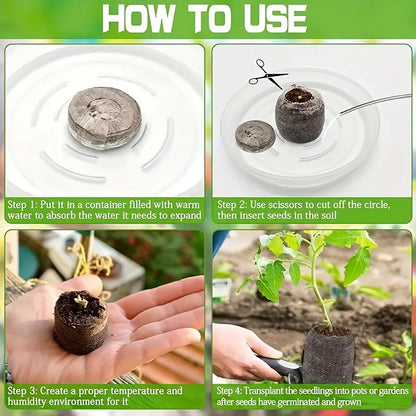 Seed Starter Pods - 10pcs peat pellets