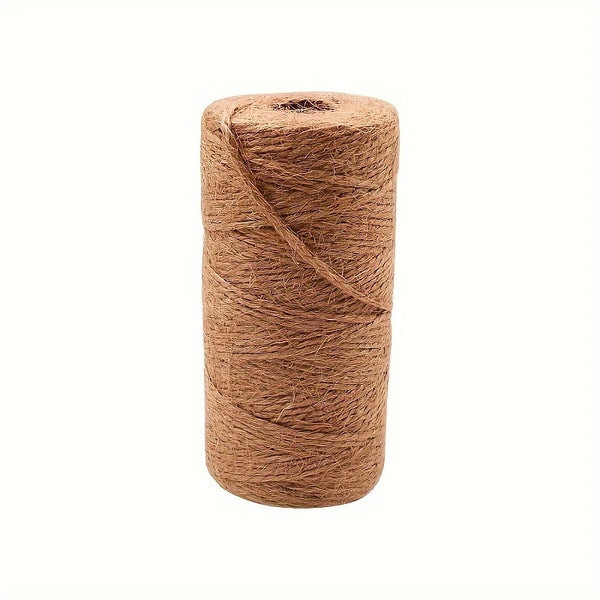 Buy 100m heavy-duty jute twine (2mm, 3-ply braided) online in Pakistan. Perfect for gardening, plant support & home projects.