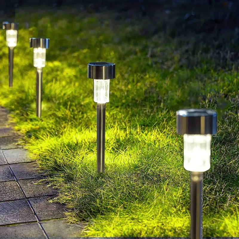10-Pack Solar LED Stake Lights