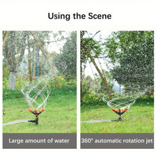 Garden Water Sprinkler 5 Head 360 Rotating