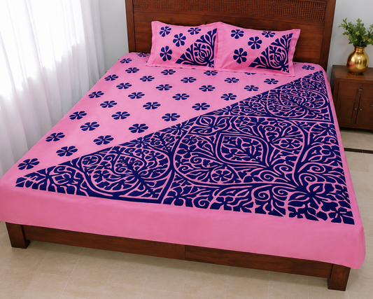 Handmade Applique Bed Set