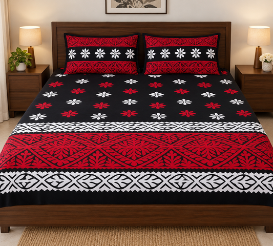 Handmade Applique Bed Set