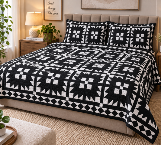 Handmade Applique Bed Set