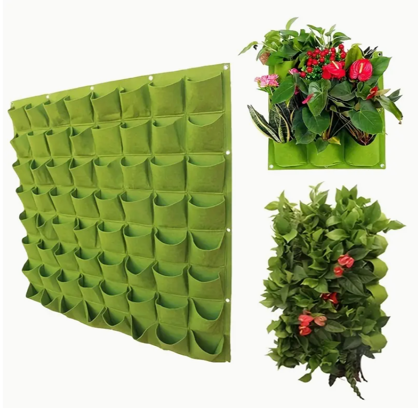 Wall-Mounted Garden Grow Bags