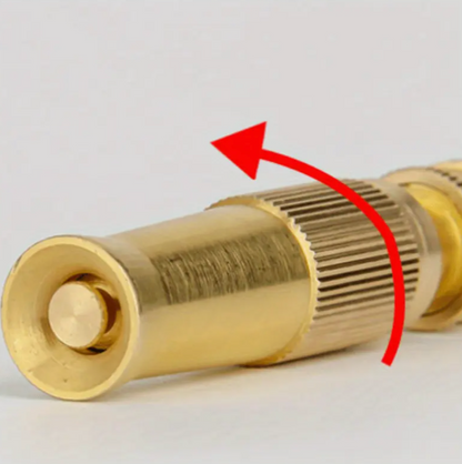 Brass Spray Nozzle with Adjustable Valve