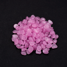 GLOW IN THE DARK Pebbles for Garden & Pots - 100pcs - Purple