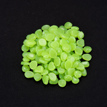 GLOW IN THE DARK Pebbles for Garden & Pots - 100pcs - Yellow