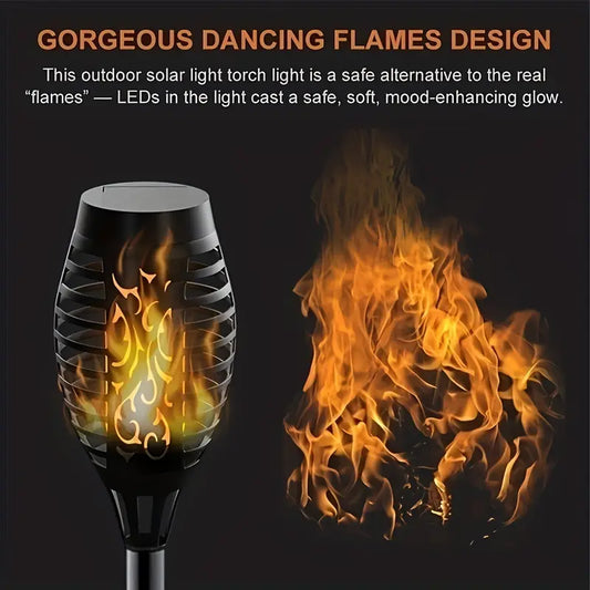 Automatic Solar Flame Light - 6pcs