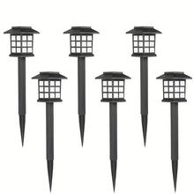 Automatic Solar Pathway Garden Lights 6pcs Waterproof LED