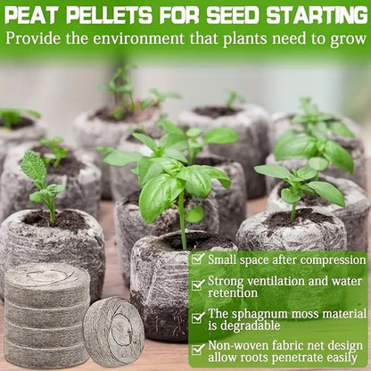Seed Starter Pods - 10pcs peat pellets