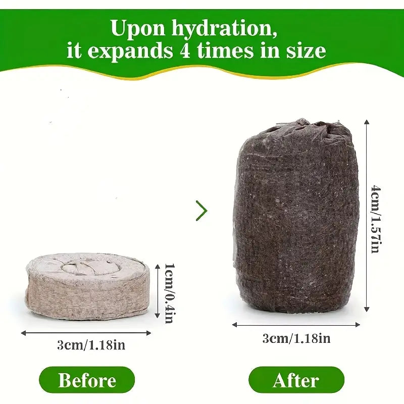 Seed Starter Pods - 10pcs peat pellets