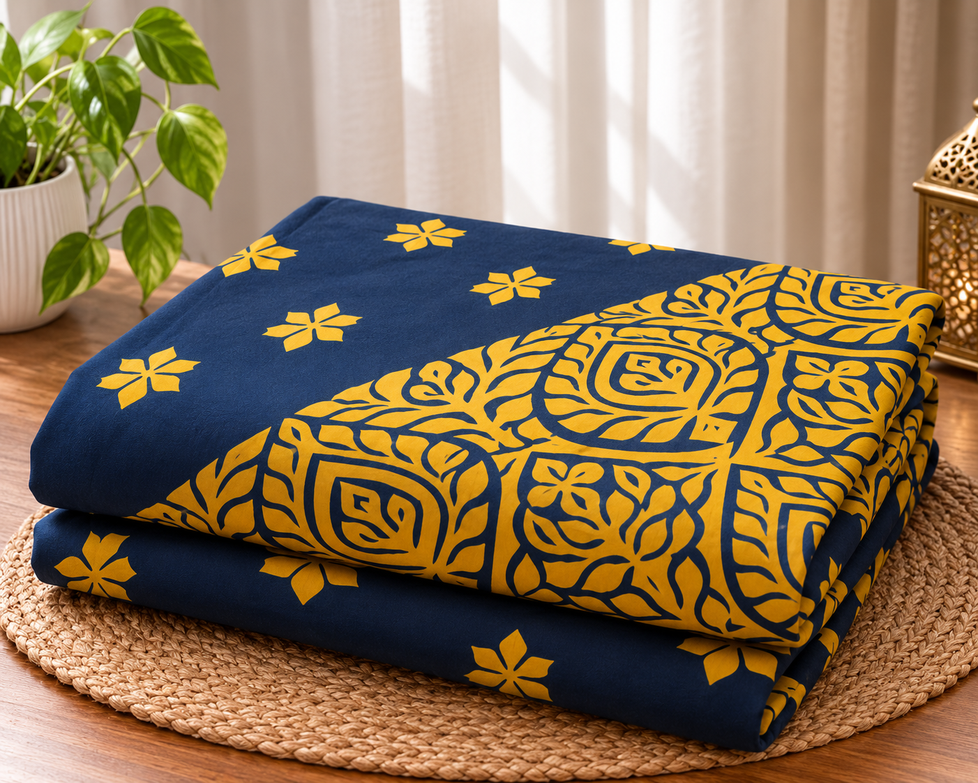 Handmade Applique Bed Set