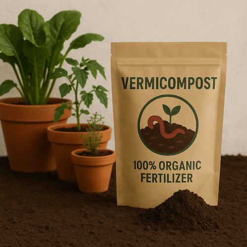Organic Vermi Compost Fertilizer - 3KG